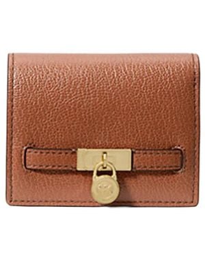 Michael Kors Hamilton Moderne Small Leather Wallet - Brown