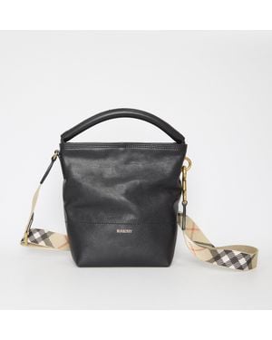 Burberry Mini B Clip Bucket Bag - Black