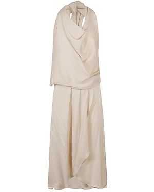 Silk95five Worth Ave Silk Short Dress - Natural