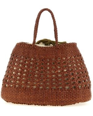 Dragon Diffusion 'Santa Cano' Handbag - Brown