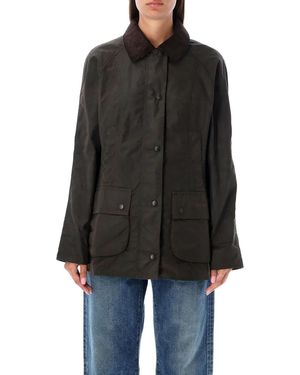 Barbour Beadnell Wax Jacket - Black