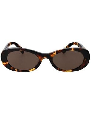 Miu Miu Havana Acetate Sunglasses - Brown