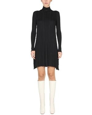 Bottega Veneta Plisse Dress - Black