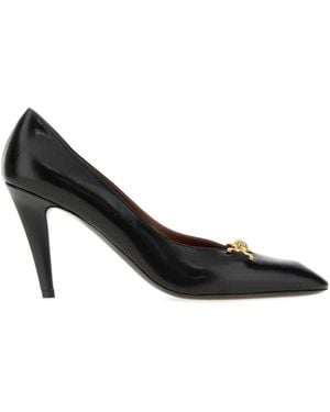 Versace Pump T.90 Lamb Leather - Black