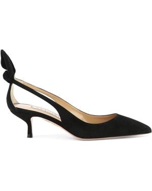 Aquazzura "Bow Tie Pump 50 Mm" Décolleté - Black