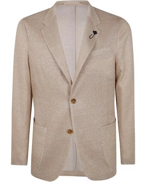 Lardini Knitted Jacket - Natural