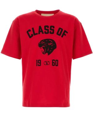 Valentino Garavani T-Shirt Jersey,Loose,Pr - Red