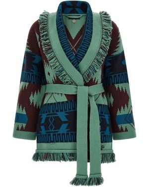 Alanui 'Icon' Cardigan - Green