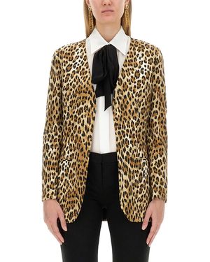 Moschino Jacket With Animal Pattern - Multicolour