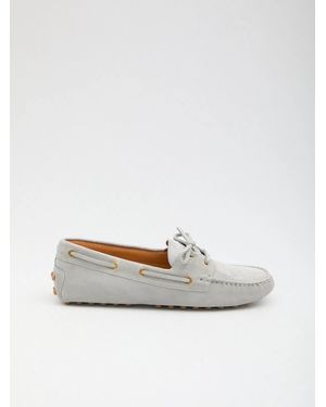 Tod's Loafers Gommino Boat Shoes - White