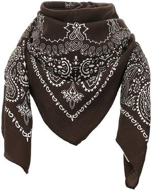 Destin Judy Wool Squared Scarf - Grey