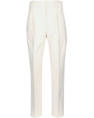 Jacquemus Le Trousers Croisiere Straight-Leg Trousers - White