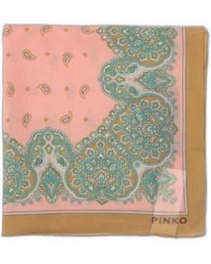Pinko Valzer Printed Scarf - Blue