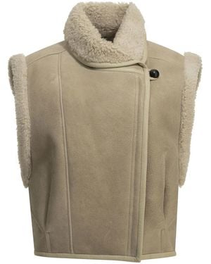 Isabel Marant "Alime" Sleeveless Jacket - Gray
