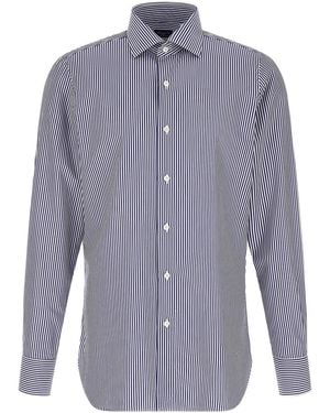 Finamore 1925 'Napoli' Shirt - Blue