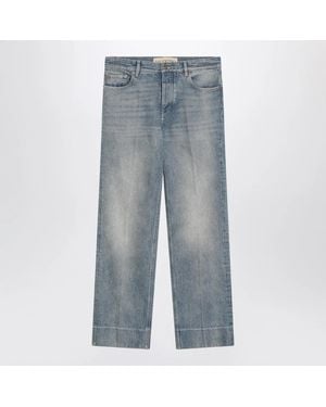 Valentino Medium Washed-Effect Jeans - Blue