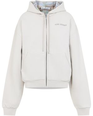 Acne Studios Pebble Hoodie - White