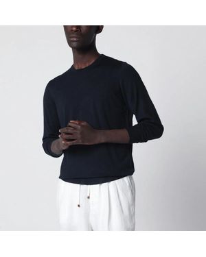 Drumohr Wool Crewneck Jumper - Blue