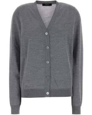 Gucci Wool Cardigan - Grey