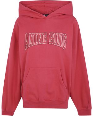 Anine Bing "Harvey" Sweatshirt - Red