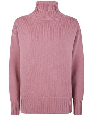 Drumohr Long Sleeve Turtle Neck - Pink