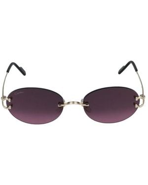 Cartier Sunglasses Ct0551S 004/18/140 - Purple