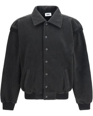 Gcds Varsity Logo Lounge Jacket - Black