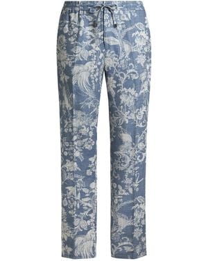 Etro Cotton Jogger Trousers - Blue