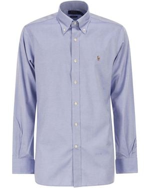 Polo Ralph Lauren Custom-Fit Oxford Shirt - Blue