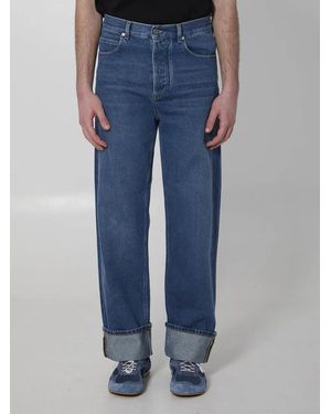 Bottega Veneta Medium Turned-Up Jeans - Blue