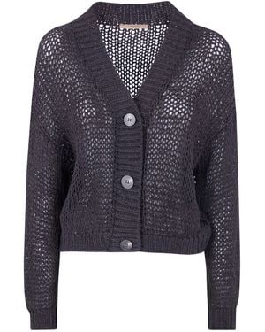 Nuur Long Sleeves Cardigan - Blue