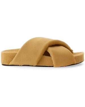 Jil Sander Crisscross Sandal - Natural
