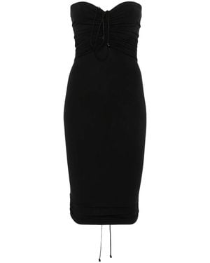 Wolford Fatal Draping Mini Dress - Black
