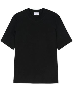 Filippa K Mock Neck Tee - Black