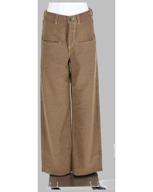 Uma Wang Jeans "Wde-Leg" - Natural