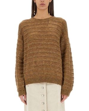 Isabel Marant Oletta" Jersey - Brown