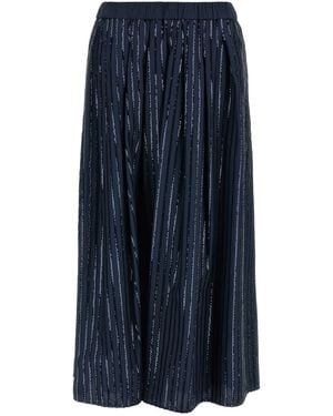 Weekend by Maxmara 'Fiordi' Sequin Skirt - Blue