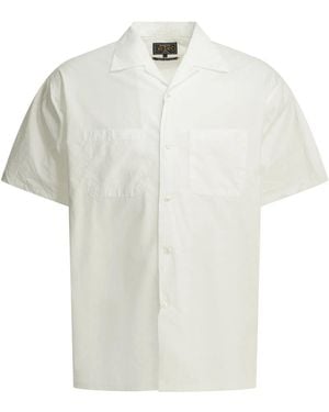 Beams Plus Pima Cotton Casual Shirt - White