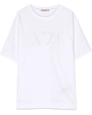 N°21 T-Shirt Logo - White