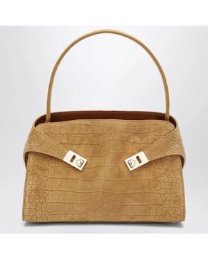 Ferragamo Hug Soft M Shoulder Bag - Metallic