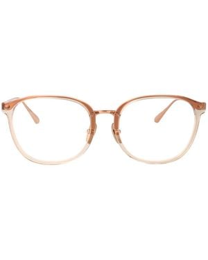 Linda Farrow Ash/Rosegold/ Acetate Glasses - Metallic