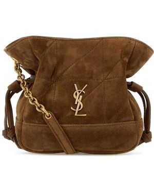 Saint Laurent Ysl Pw Mbag - Brown