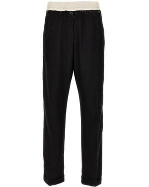 Wales Bonner 'Seine' Trousers - Black