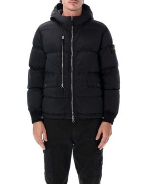 Stone Island Nylon Metal Down Jacket - Blue