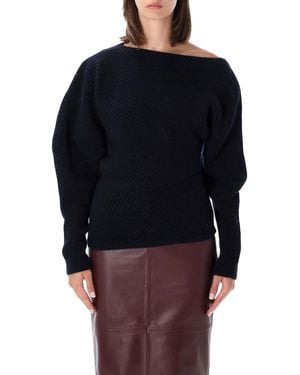 Alberta Ferretti Alberta Ferretti Asymmetric Jumper - Blue