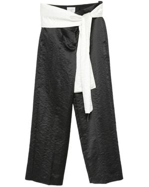 forte_forte Smoking Pants - White