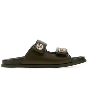 Gucci Wnewmarmontgg Sld Lthw/Crystgg - Green