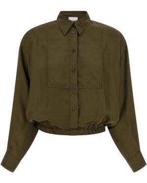 Nude Plastron Shirt - Green