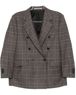 Tagliatore Wool Double-Breasted Jacket - Gray
