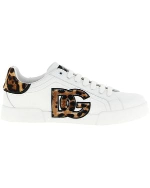 Dolce & Gabbana Dolce & Gabbana 'Portofino Light Strobel' Sneakers - White